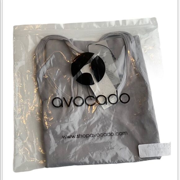 Avocado Activewear Workout Top Tank Beige - Picture 3 of 9